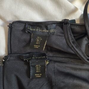 House of Harlow 1960 Black Sequin Midi Set